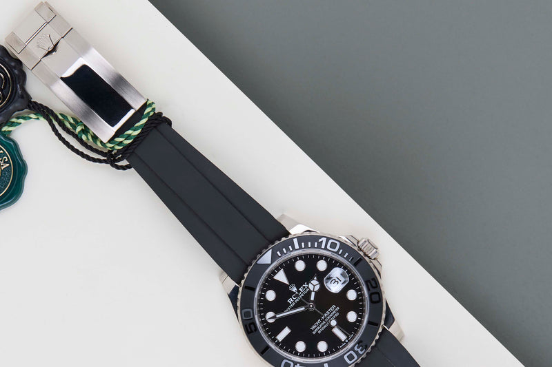 Yacht-Master 42 'Black Dial - Oysterflex'