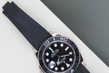 Yacht-Master 42 'Black Dial - Oysterflex'