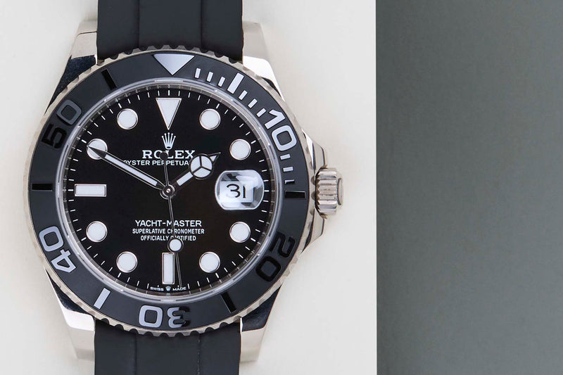 Yacht-Master 42 'Black Dial - Oysterflex'