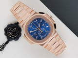 Nautilus Flyback Chronograph Travel Time 'Blue Dial'