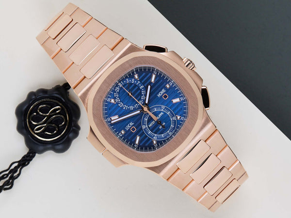 Nautilus Flyback Chronograph Travel Time 'Blue Dial'