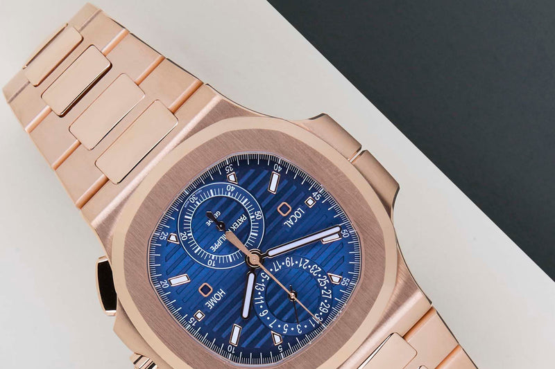 Nautilus Flyback Chronograph Travel Time 'Blue Dial'