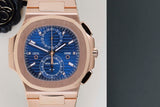 Nautilus Flyback Chronograph Travel Time 'Blue Dial'