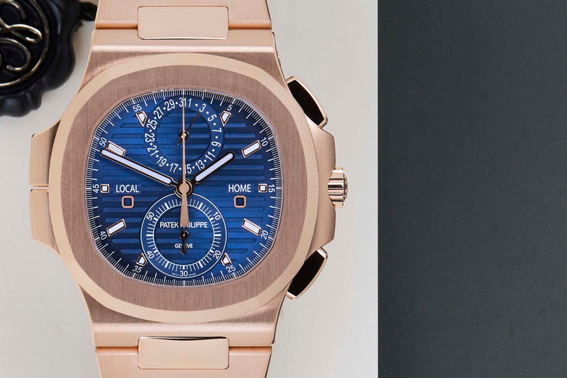 Nautilus Flyback Chronograph Travel Time 'Blue Dial'