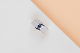 B.Zero 1 Three Band Ring - White Gold - Size 52 - B