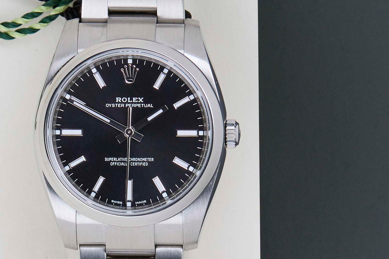 Oyster Perpetual 34 'Black Dial'