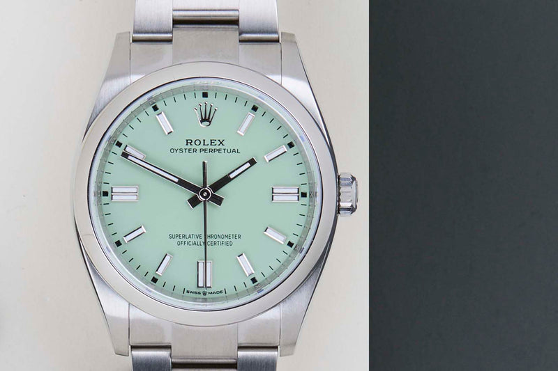 Oyster Perpetual 36 'Pistachio Dial'