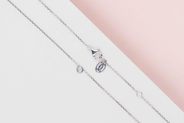 D'Amour Necklace XS - White Gold & Diamond - B&P