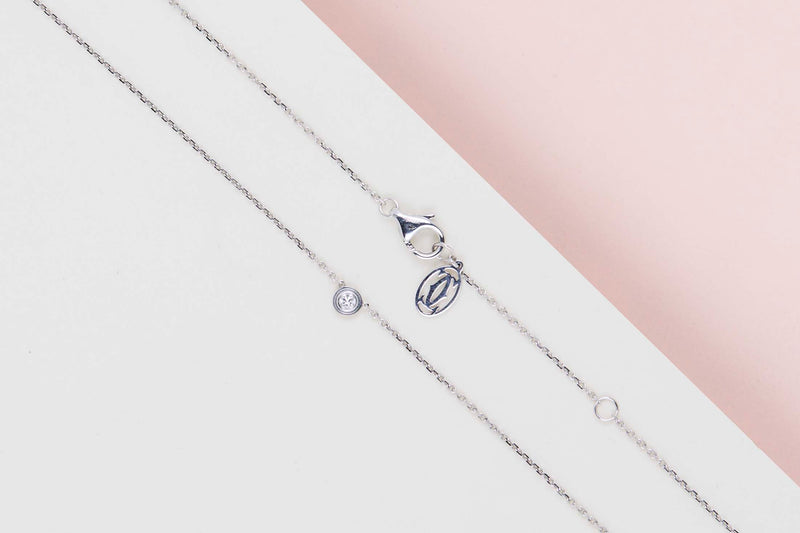 D'Amour Necklace XS - White Gold & Diamond - B&P