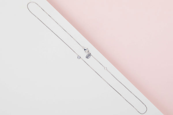 D'Amour Necklace XS - White Gold & Diamond - B&P