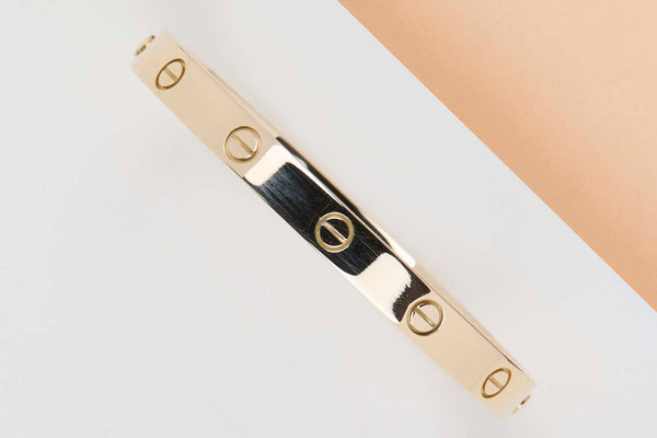 Love Bracelet - Yellow Gold - Size 17 - B&P