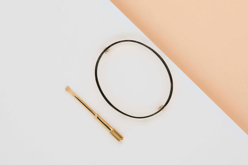 Love Bracelet - Yellow Gold - Size 17 - B&P