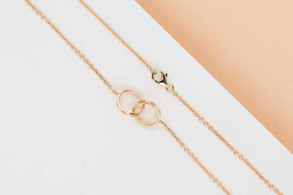Love Necklace - Yellow Gold - 42CM - B&P