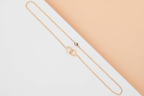 Love Necklace - Yellow Gold - 42CM - B&P