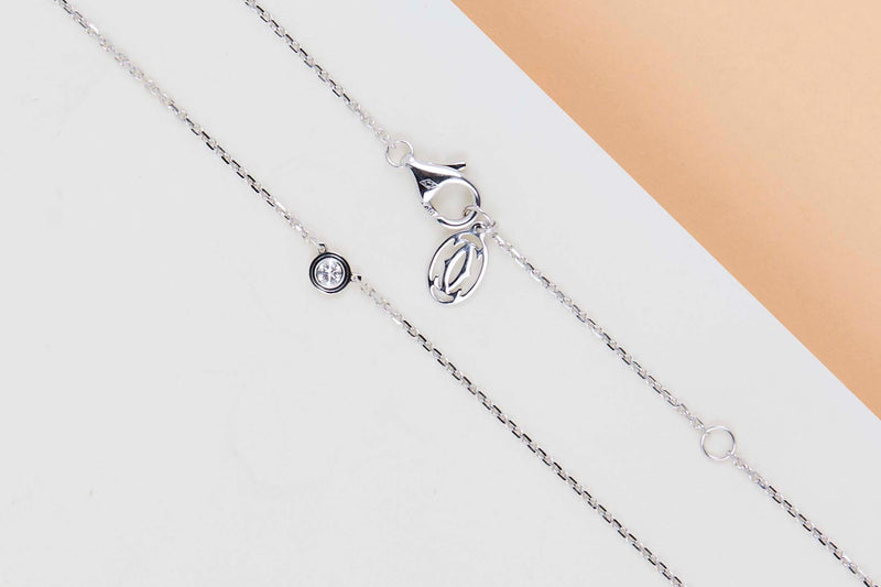 D'Amour Necklace XS - White Gold & Diamond - B&P