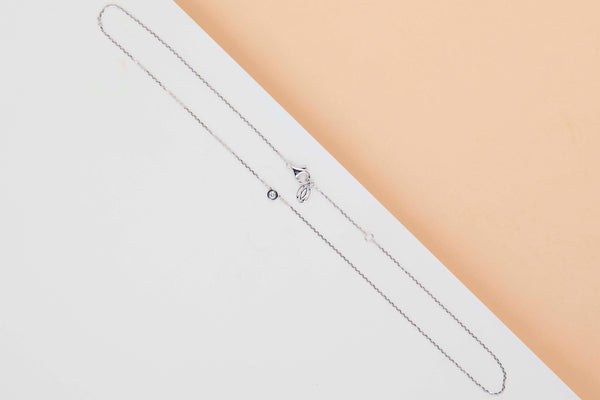 D'Amour Necklace XS - White Gold & Diamond - B&P