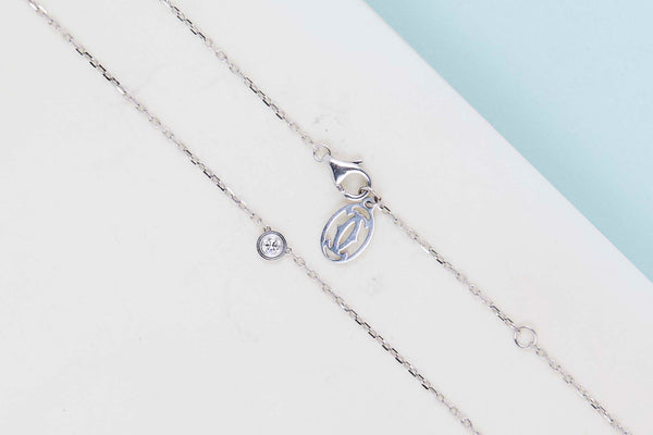 D'amour Necklace Small - White Gold & Diamond - B&P