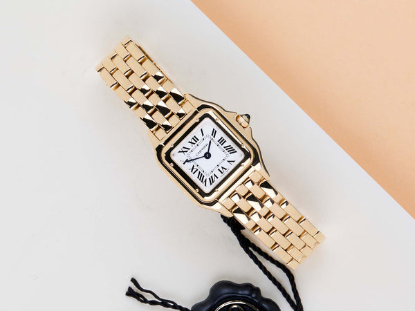 Panthère De Cartier Small 'White Roman Dial'