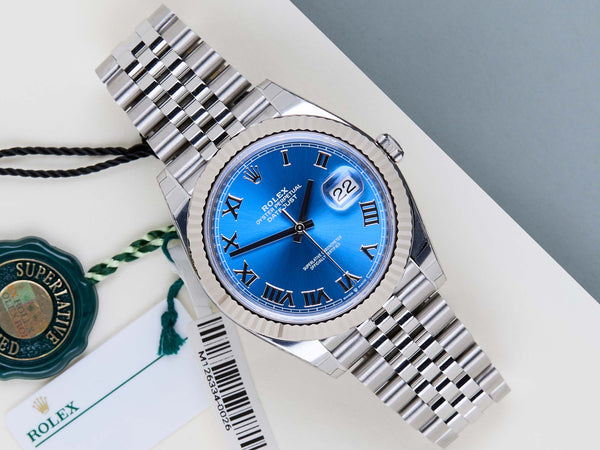Datejust 41 'Azzurro Blue Dial - Jubilee'