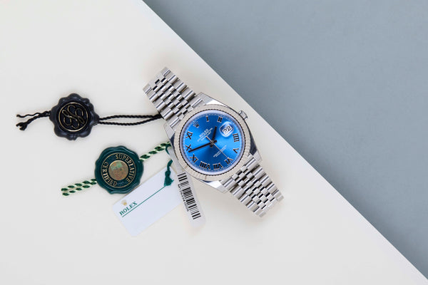 Datejust 41 'Azzurro Blue Dial - Jubilee'