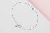 D'amour Bracelet XS - White Gold & Diamond - B&P - 18,5 CM