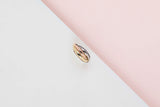 Trinity Ring Small - White Gold/Rose Gold/Yellow Gold - Size 53 - B&P