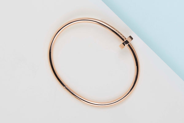 Juste Un Clou Bracelet - Rose Gold - Size 17 - B&P