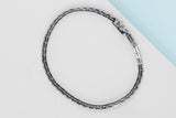 18ct. White Gold Tennis Bracelet - Diamonds - 19CM