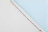 18ct. White Gold Tennis Bracelet - Diamonds - 19CM
