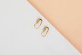 18ct. Yellow and White Gold Earrings - Diamonds