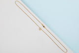 18ct. Yellow Gold Cipollina Necklace - Diamond - 42CM
