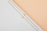 18ct. Yellow Gold Cipollina Necklace - Diamond - 42CM