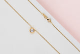 18ct. Yellow Gold Cipollina Necklace - Diamond - 42CM