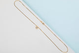 18ct. Yellow Gold Cipollina Necklace - Diamond - 42CM