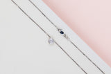 18ct. White Gold Cipollina Necklace - Diamond - 42CM