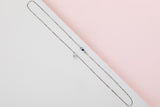 18ct. White Gold Cipollina Necklace - Diamond - 42CM