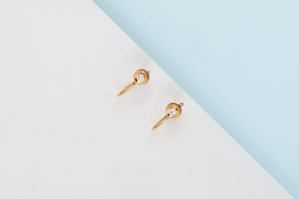 18ct. Yellow Gold Cipollina Earrings - Diamonds