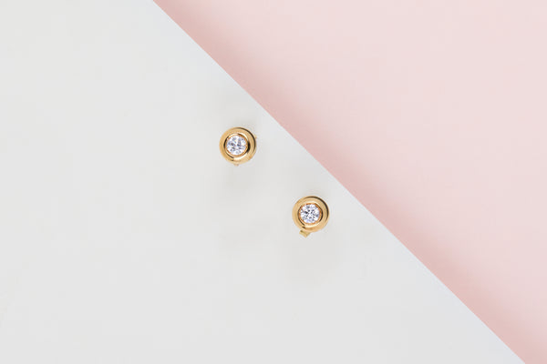 18ct. White Gold Cipollina Earrings - Diamonds