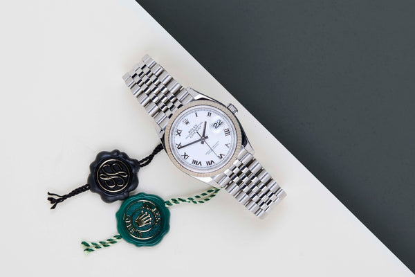 Datejust 36 'White Roman Dial - Jubilee'