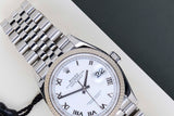 Datejust 36 'White Roman Dial - Jubilee'