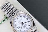 Datejust 36 'White Roman Dial - Jubilee'