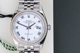 Datejust 36 'White Roman Dial - Jubilee'