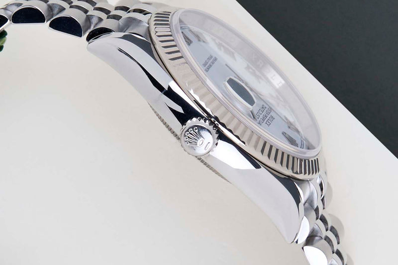 Datejust 36 'White Roman Dial - Jubilee'