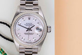 Datejust 26 'Mother Of Pearl Diamond Dial - President'