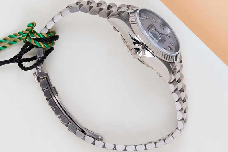 Datejust 26 'Mother Of Pearl Diamond Dial - President'