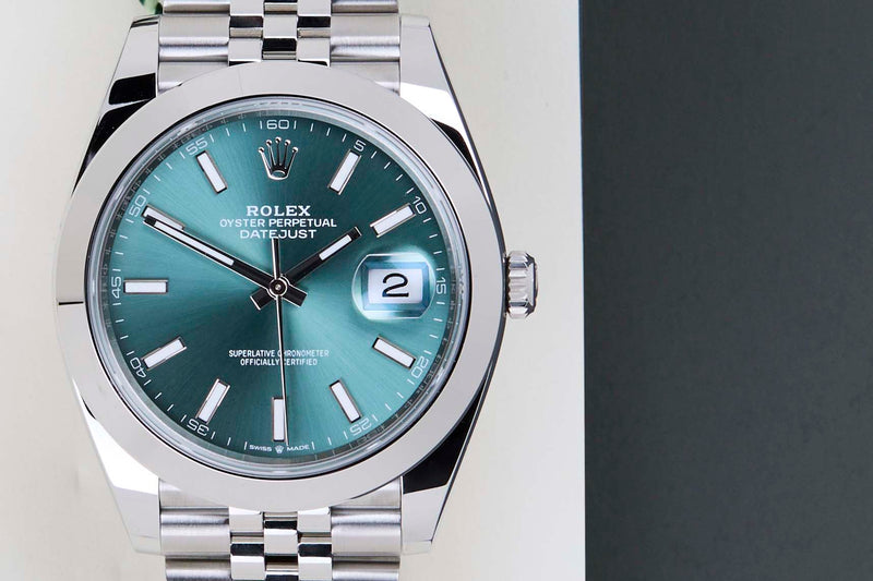Datejust 41 'Mint Green Dial - Jubilee'