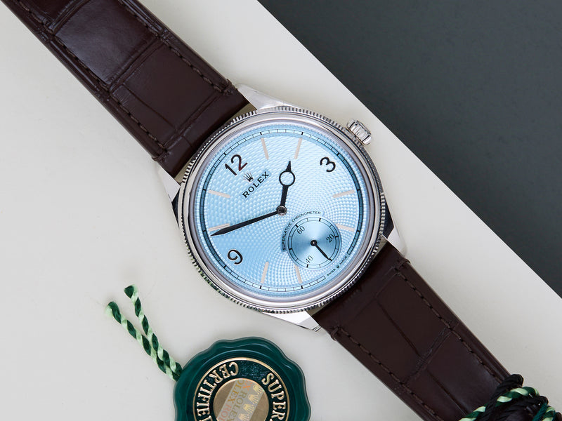 1908 'Ice Blue Guilloche Dial'