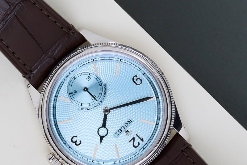 1908 'Ice Blue Guilloche Dial'
