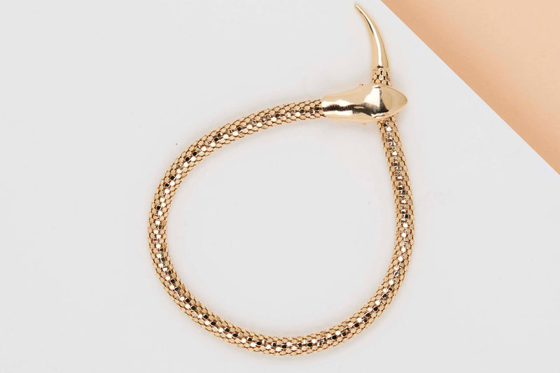 18ct. Serpent Bracelet - 22.5CM