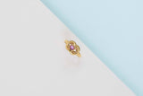 18ct. Yellow Gold Ring - Ruby - Size 55